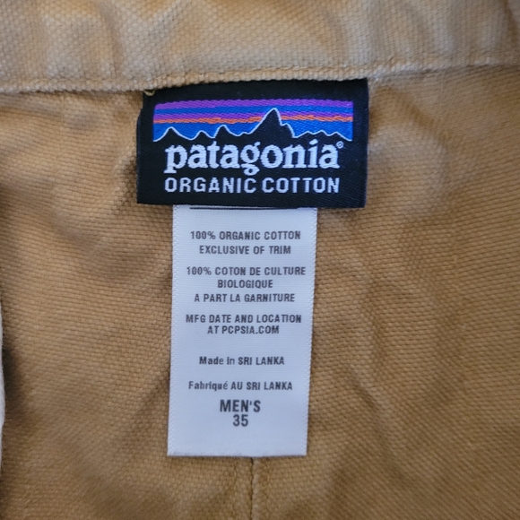 Patagonia Mens Stand Up 5" Shorts Size 35 EUC Brown Sold Out Durable Outdoors - Picture 4 of 10